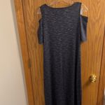 Chico's  One Shoulder Charcoal Dress Photo 4