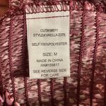 Altar'd State Altar’d State Vaella Smocked Floral Top in Burgundy Long Sleeve Cropped medium Photo 13