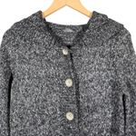 prAna Willow Duster Button Down Hooded Cardigan Sweater Gray S Photo 4