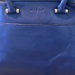 Milly ‎ satchel purse crossbody blue large zipper pockets handle Photo 2