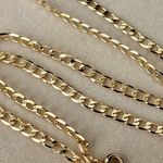 Beautiful Gold Cross Pendant with 22" Gold Cuban Link Chain Set Photo 4