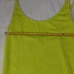 SheIn Neon Yellow-Green Bodycon Dress M Dopamine Coconut Girl Rainbowcore Rave Photo 6