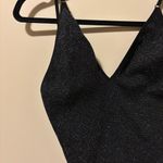 Urban Outfitters Black Glitter bodysuit Photo 1