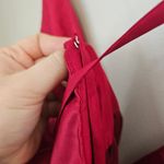 Fame and Partners Burgundy Red Astrid Maxi Dress Sleeveless V Neck Gown Holiday Photo 7