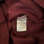 Entro Women’s maroon long sleeve sweater v-neck bodysuit Large Photo 4