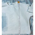 ZARA x Trafaluc Women Size Medium White Long Sleeve White Sweater Boxy Soft Photo 4