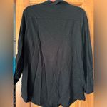 Soma Button Down Tunic Women’s Large Black Nightgown Long Sleeve 3/4 Sleeve Photo 2