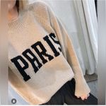 ANINE BING  Paris Kendrick University Cashmere Sweater Tan Size Small Photo 3