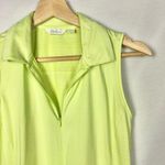 Lady Hagen  Lime Green Golf Sleeveless Half Zip Tank Top XS Photo 2