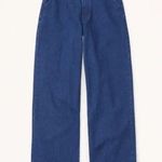 Abercrombie & Fitch Women's Ultra Wide Leg Mid Rise Dark Wash Jeans Size 18S NWT Photo 0