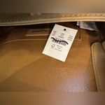 J.Crew NWT Small Edie top-handle bag Italian leather Honey Brown MONOGRAM CVM Photo 12