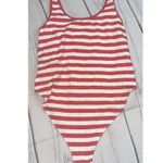 IML USA Red & White Striped Graphic Bodysuit Women’s L NWT Size L Photo 3