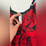 Victoria's Secret  Black & Red Vintage with Floral Pattern Dress Size XS 2148 Photo 5