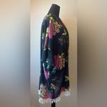 Umgee - Black Floral Swim Coverup Size XL Photo 2