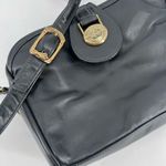 Stone Mountain Women's Sling Bag Shoulder‎ Leather Vintage brass Hardware Black Black Photo 1