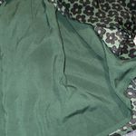 Urban Outfitters Green Floral Wrap Mini Dress Short Sleeve Lined Size Small Photo 10