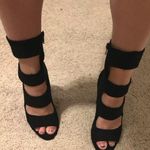 Steve Madden Black Chunky Heels Photo 0