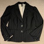 Anthropologie Sine navy pinstripe blazer Photo 2