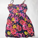 Justify Women's Thin Adjustable Strap Floral Elastic Waist Dress Sz M Photo 6