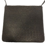 Giorgio Armani  Fabric Basket Weave Medium Purse Handbag Authentic Brown Textured Photo 7