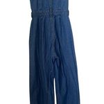 Sincerely Jules Wide Leg Denim Romper Size Small Blue Photo 1
