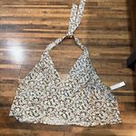 Abound  Womens 4X Halter Top Daisy Floral Smocked Cropped Tie Neck‎ Photo 0