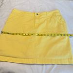 Christopher & Banks  Casual Yellow Skort Women’s Size 16 Spring Summer Photo 7