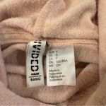 H&M  Divided Cropped LongSleeve Hoodie Sweatshirt Womens Small Pale Pink Cozycore Photo 2