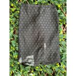 Maeve Anthropologie  Black Polka Dot Pencil Skirt Size 4 Photo 3