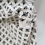 Soch Womens Dress M Black White Allover Print Round Neck 3/4 Sleeve Shift Tunic Size M Photo 11