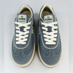 Fendi Match FF Women's Denim Suede Logo Fashion Ace Sneakers Size EU 37.5 Photo 9