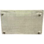 Rare Bo's Art Studio LA Silver Metallic Architectural Handbag — Wearable Art Bag Photo 1