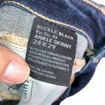 Buckle  Black Midrise Dark Wash Ankle Skinny Not Ripped fit 93 Sz 24x29 #758 Photo 3