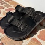 No Boundaries  Women's Size 9 Two Buckle EVA Comfort Pillow Slide • Black Photo 0