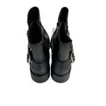 Universal Threads Universal Thread Women's Connor Biker Harness Black Buckle Ankle Boots New 9 Photo 3