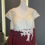 Women’s Ivory Lace Top Chiffon V Photo 1