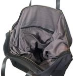 Cuyana Le Sud Weekender Bag Large Navy Canvas Black Leather Travel Tote Blue Photo 10