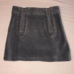 These Three Boutique Gray Studded Skirt Photo 0