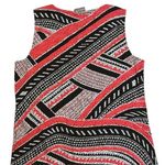 Chico's  0 Maxi Dress Sleeveless‎ Casual Summer Red Black Pattern Size 4 Photo 7