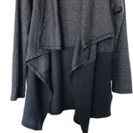 Juicy Couture Dark Drape Front Cardigan Size L Photo 5