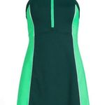 Lands' End Green Chlorine Resistant Swim Dress Sports Tennis Golf Sz 16 Photo 2