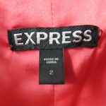 EXPRESS Y2k  Coral Pink Satin Babydoll Mini Dress Small Party Cocktail Dress Photo 5