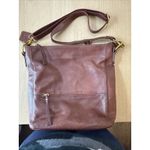 OSGOODE MARLEY PIPER HOBO Crossbody Zipper Purse Brandy Color Photo 1