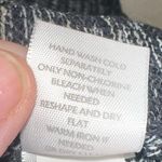 J. Jill V Neck Heathered Knit Short Sleeve Silk Blend Sweater Dress Black Size L Photo 5