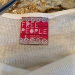 Free People  Steph Sequin Sweetheart Neck  Mini Tank Dress Size 2 S White Gold Photo 5