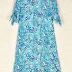 Lilly Pulitzer Easley T Shirt Dress Size XXS Amalfi Blue By The Seashore Vacay Photo 3