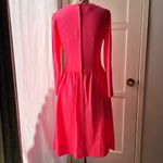 Vintage• EUC•1970’s Neon Pink Shimmer Dress•sz S/4/6 Photo 3
