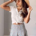 Nectar Clothing Blue floral skirt Photo 0