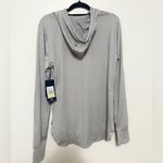 Reebok NWT  Silver Sconce Heather Hoodie Large Photo 1