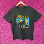 Poison Talk Dirty to Me Poster Oversized Glam Metal Tee M Photo 0